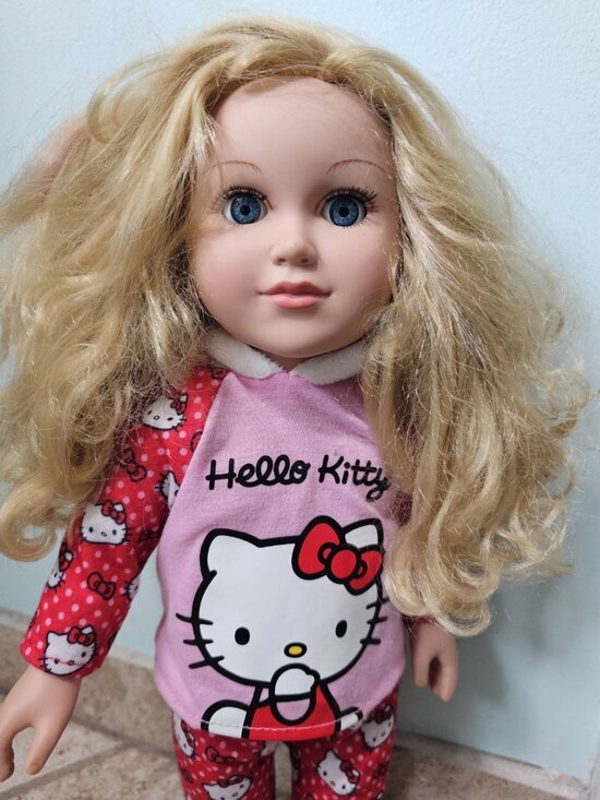My Life As Other - My Life As Hello Kitty Blonde Hair 18" Toddler Fashion Doll Rare